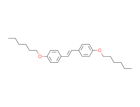 Molecular Structure of 154822-21-6 ((E)-1,2-Bis(4-hexyloxyphenyl)ethen)