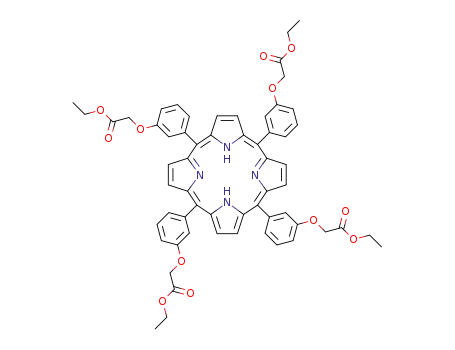 {3-[(1Z,4Z,9Z,15Z)-10,15,20-Tris-(3-ethoxycarbonylmethoxy-phenyl)-porphyrin-5-yl]-phenoxy}-acetic acid ethyl ester