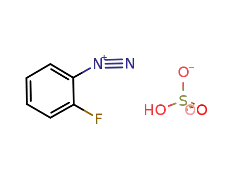 Benzenediazonium, 2-fluoro-, sulfate (1:1)