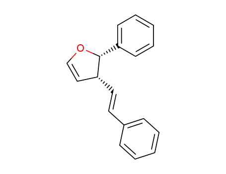 cis-2,3-Dihydro-2-phenyl-3-(2-phenylvinyl)furan