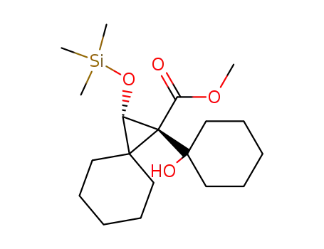 Spiro[2.5]octane-1-carboxylic acid,
1-(1-hydroxycyclohexyl)-2-[(trimethylsilyl)oxy]-, methyl ester, cis-
