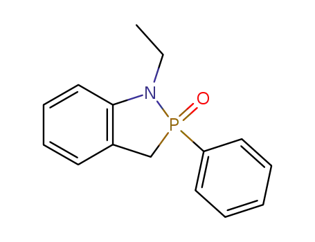 Molecular Structure of 82632-14-2 (1H-1,2-Benzazaphosphole, 1-ethyl-2,3-dihydro-2-phenyl-, 2-oxide)