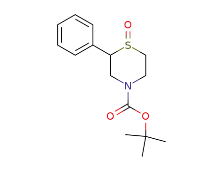 N-(tert-Butoxycarbonyl)-2-phenyl-1,4-thiazane 1-Oxide