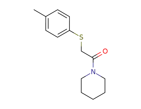 N-<2-(p-tolylthio)ethanoyl>piperidine