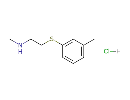 Ethanamine, N-methyl-2-[(3-methylphenyl)thio]-, hydrochloride