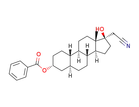 17α-Cyanomethyl-3α-benzoyloxy-5α-estran-17β-ol