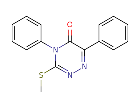 3-Methylmercapto-4-phenyl-5-oxo-6-phenyl-4,5-dihydro-1,2,4-triazine