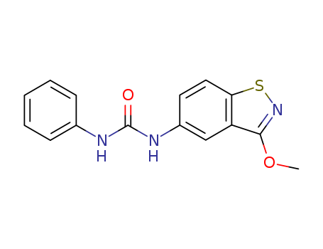Urea,N-(3-methoxy-1,2-benzisothiazol-5-yl)-N'-phenyl-