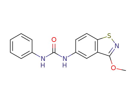 Molecular Structure of 104121-58-6 (1-(3-methoxy-1,2-benzothiazol-5-yl)-3-phenylurea)
