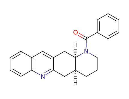 cis-1-benzoyl-1,2,3,4,4a,5,12,12a-octahydropyrido<3,2-b>acridine