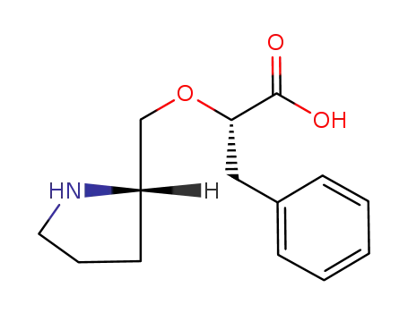 (S)-3-Phenyl-2-((S)-1-pyrrolidin-2-ylmethoxy)-propionic acid