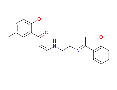 N-<1-(2-hydroxy-5-methylphenyl)ethylidene>-N'-<2-(2-hydroxy-5-methylobenzoyl)vinylene>ethylenediamine