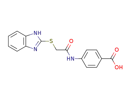 4-(2-(1H-benzo[d]imidazol-2-ylthio) acetamido)benzoic acid