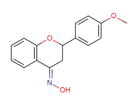 2-(4-Methoxy-phenyl)-chroman-4-one oxime