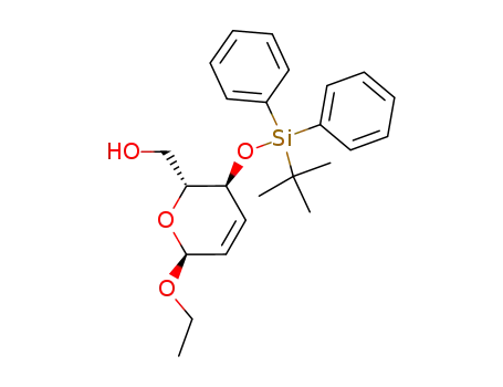 ethyl 4-O-(tert-butyldiphenylsilyl)-2,3-dideoxy-α-D-erythro-hex-2-enopyranoside