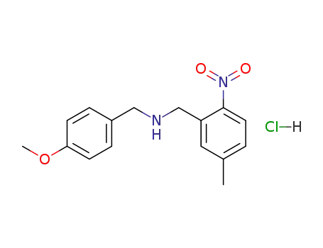 (4-Methoxy-benzyl)-(5-methyl-2-nitro-benzyl)-amine; hydrochloride
