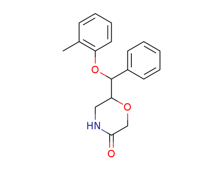6-(Phenyl(o-tolyloxy)methyl)morpholin-3-one