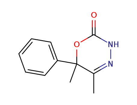 2H-1,3,4-OXADIAZIN-2-ONE,3,6-DIHYDRO-5,6-DIMETHYL-6-PHENYL-