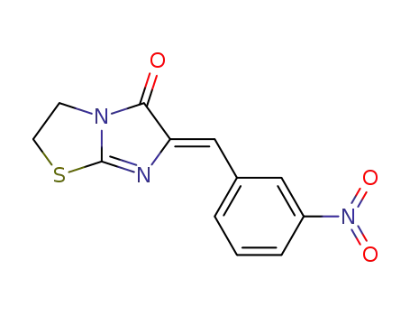 2,3-Dihydro-6-(3-nitrobenzylidene)imidazo(2,1-b)thiazol-5(6H)-one