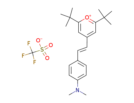 (E)-4-(2-(4-(Dimethylamino)phenyl)ethenyl)-2,6-bis(1,1-dimethylethyl)pyryliumsalt