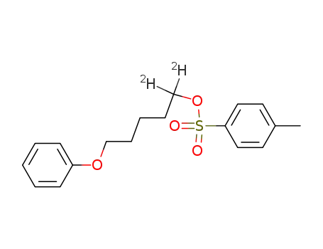 p-Toluolsulfonsaeure-(5-phenoxy-<1,1-D2>pentylester)