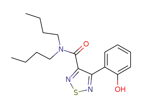 4-(2-Hydroxy-phenyl)-[1,2,5]thiadiazole-3-carboxylic acid dibutylamide