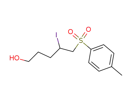1-Pentanol, 4-iodo-5-[(4-methylphenyl)sulfonyl]-