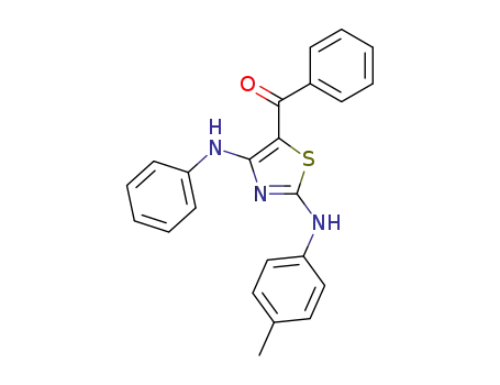 Phenyl-(4-phenylamino-2-p-tolylamino-thiazol-5-yl)-methanone