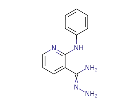 3-Pyridinecarboximidic acid, 2-(phenylamino)-, hydrazide