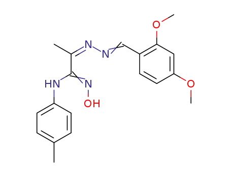 N-{(1Z)-2-[(2E)-2-(2,4-dimethoxybenzylidene)hydrazinyl]-1-nitrosoprop-1-en-1-yl}-4-methylaniline