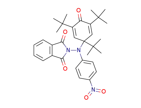 1H-Isoindole-1,3(2H)-dione,
2-[(4-nitrophenyl)[1,3,5-tris(1,1-dimethylethyl)-4-oxo-2,5-cyclohexadien-
1-yl]amino]-