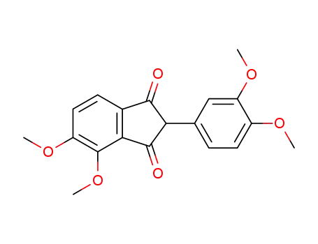 2-(3,4-Dimethoxyphenyl)-4,5-dimethoxyindene-1,3-dione