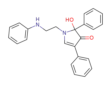2-Hydroxy-2,4-diphenyl-1-(2-phenylamino-ethyl)-1,2-dihydro-pyrrol-3-one