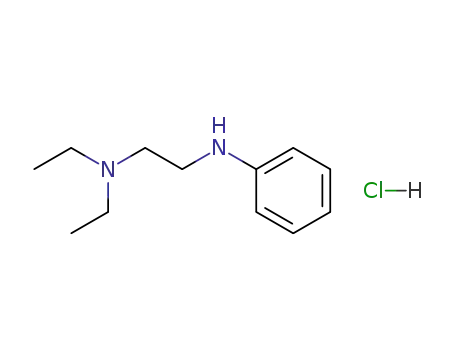 Molecular Structure of 2028-89-9 (1,2-Ethanediamine, N,N-diethyl-N'-phenyl-, monohydrochloride)