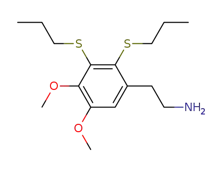 2-(4,5-Dimethoxy-2,3-bis-propylsulfanyl-phenyl)-ethylamine