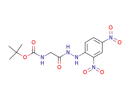 Glycine, N-[(1,1-dimethylethoxy)carbonyl]-,
2-(2,4-dinitrophenyl)hydrazide