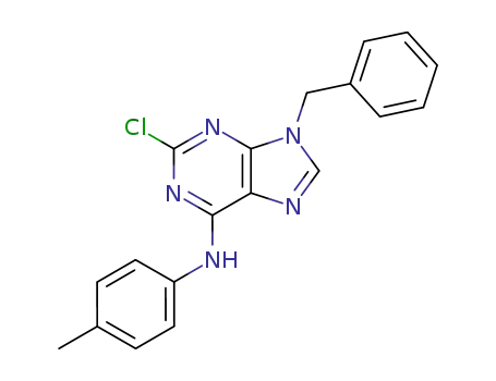 9H-Purin-6-amine, 2-chloro-N-(4-methylphenyl)-9-(phenylmethyl)-