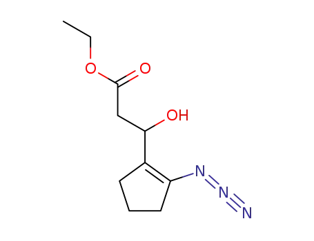 ethyl 3-(2-azidocyclopent-1-enyl)-3-hydroxypropionate