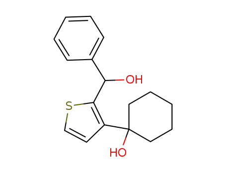 2-Thiophenemethanol, 3-(1-hydroxycyclohexyl)-a-phenyl-