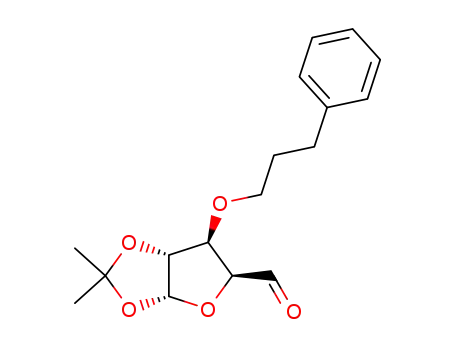 1,2-Isopropylidene-3-O-(3'-phenylpropyl)-α-D-xylo-pentodialfuranose