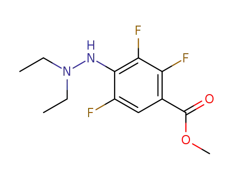 Benzoic acid, 4-(2,2-diethylhydrazino)-2,3,5-trifluoro-, methyl ester
