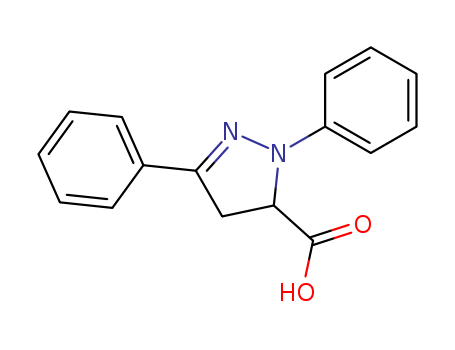 2,5-diphenyl-3,4-dihydropyrazole-3-carboxylic acid cas  67718-48-3