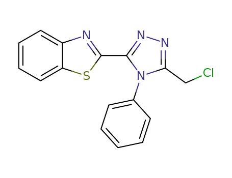 2-(5-Chloromethyl-4-phenyl-4H-[1,2,4]triazol-3-yl)-benzothiazole
