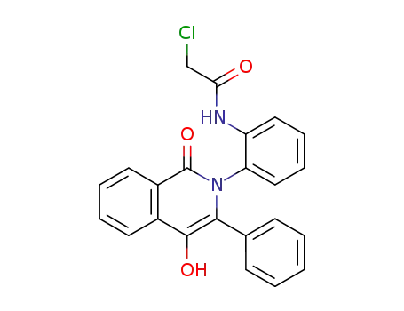 Acetamide,
2-chloro-N-[2-(4-hydroxy-1-oxo-3-phenyl-2(1H)-isoquinolinyl)phenyl]-