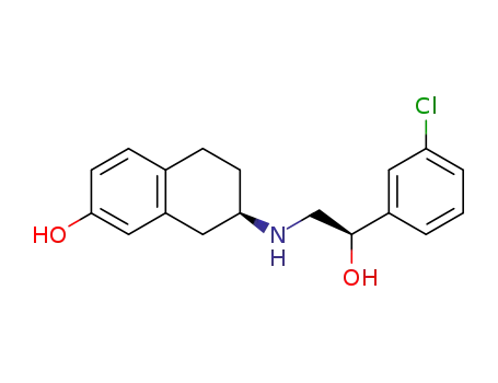 N-<(2R)-7-hydroxy-1,2,3,4-tetrahydronaphth-2-yl>-(2R)-2-(3-chlorphenyl)-2-hydroxyethanamine