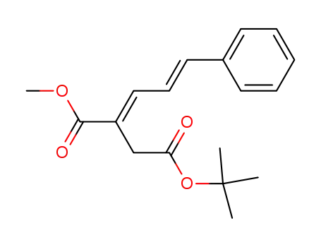 t-butyl 3-methoxycarbonyl-6-phenylhexa-3,5-dienoate