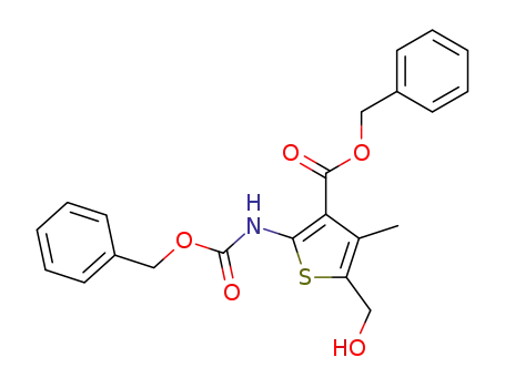 benzyl 2-<<(phenylmethoxy)carbonyl>amino>-5-(hydroxymethyl)-4-methylthiophene-3-carboxylate