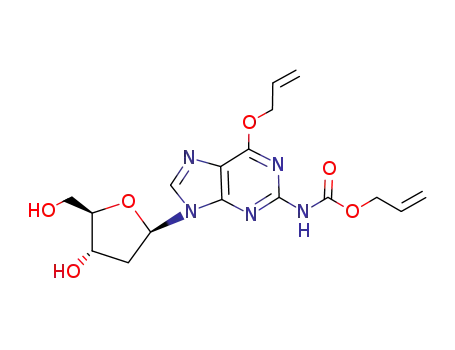 O<sup>6</sup>-allyl-N<sup>2</sup>-[(allyloxy)carbonyl]-2'-deoxyguanosine