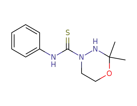 2,2-dimethyl-4-(phenylthiocarbamoyl)-3,4,5,6-tetrahydro-1,3,4-oxadiazine