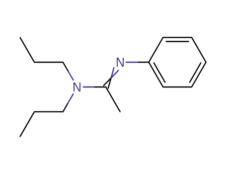 Molecular Structure of 77486-45-4 (Ethanimidamide, N'-phenyl-N,N-dipropyl-)